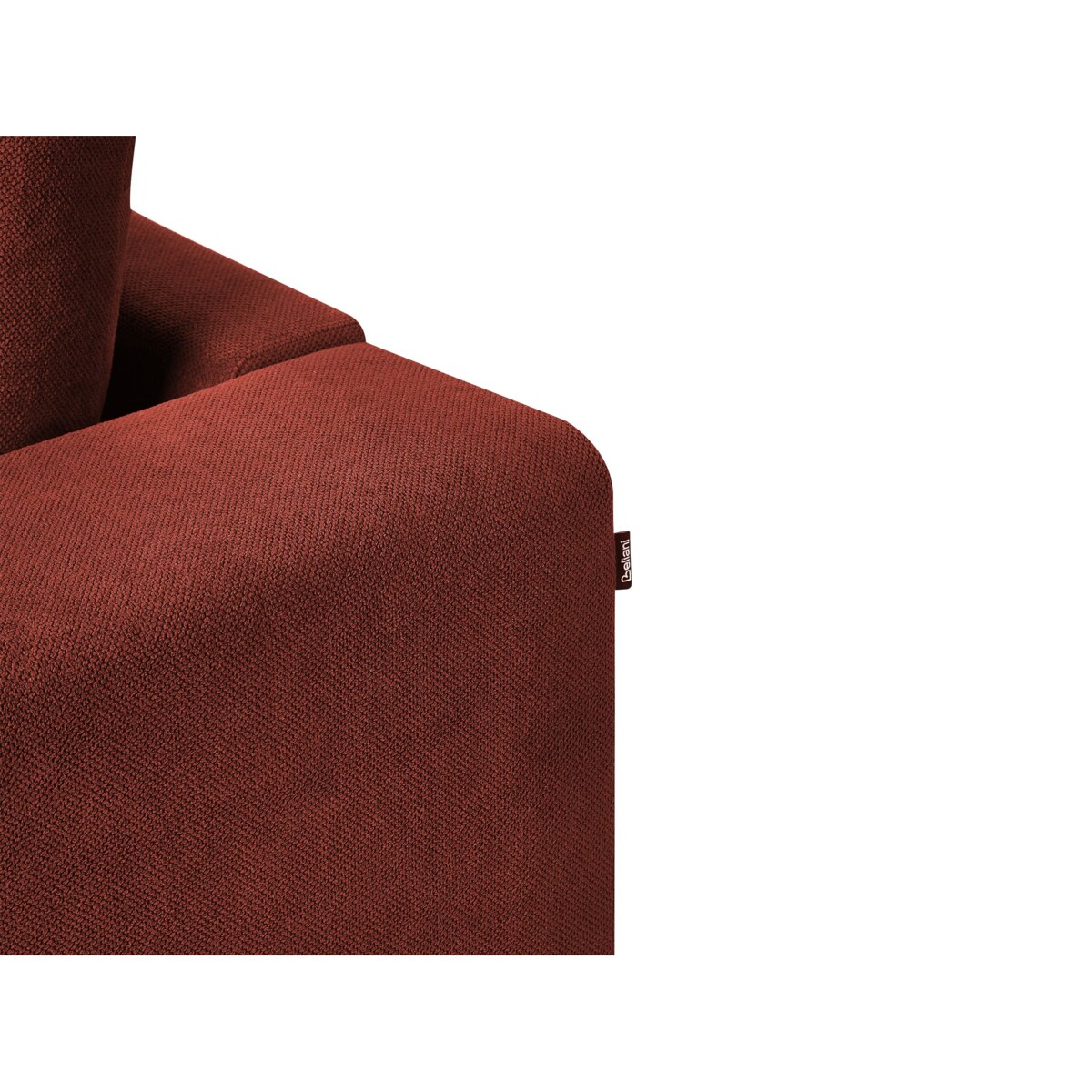 Sofa 3-osobowa czerwona NIVALA