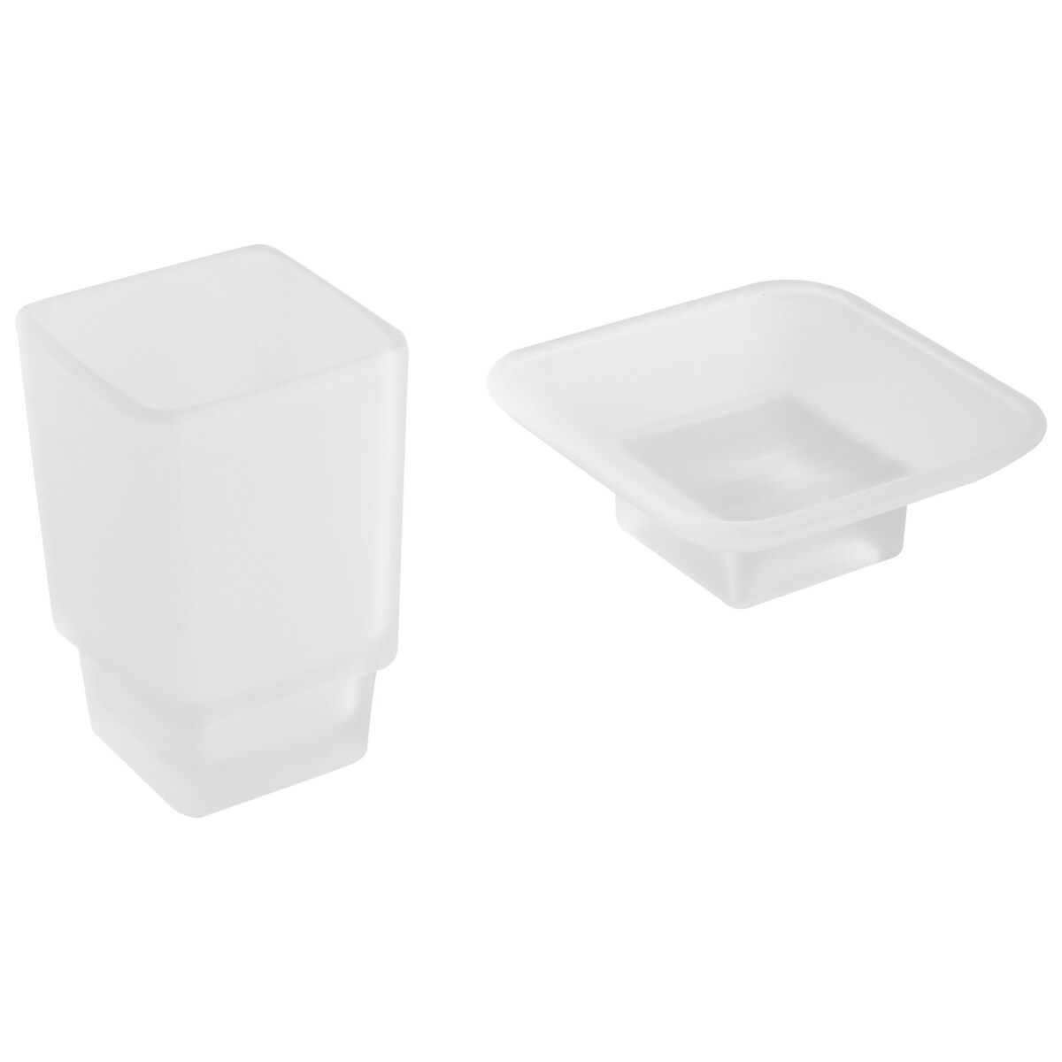 Zestaw akcesoriów toaletowych 6 elementów UVITA Z uchwytami i haczykami na ręczniki Czarny