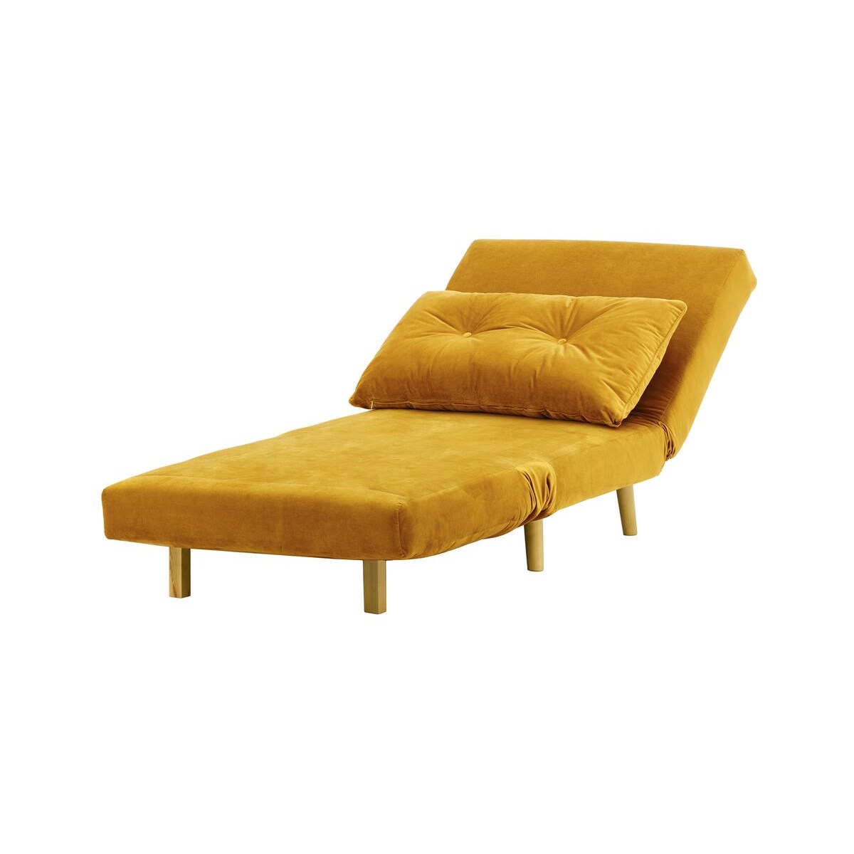 Fotel rozkładany Flic 77 cm-Velluto 8-like oak