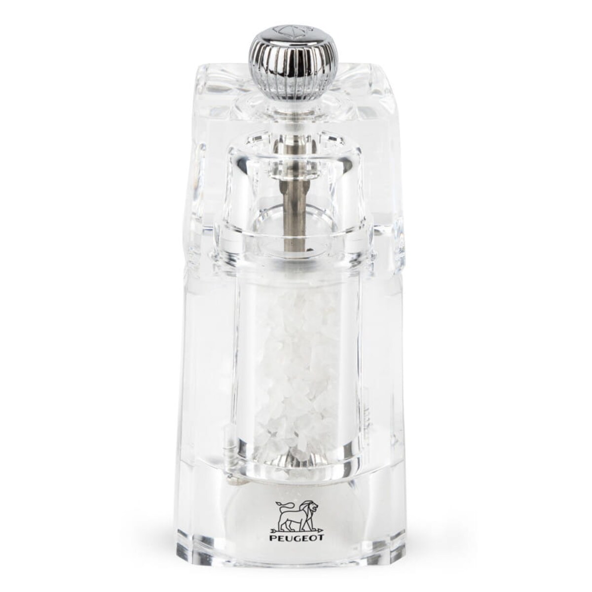 Peugeot Chaumont młynek do soli 11 cm przezroczysty