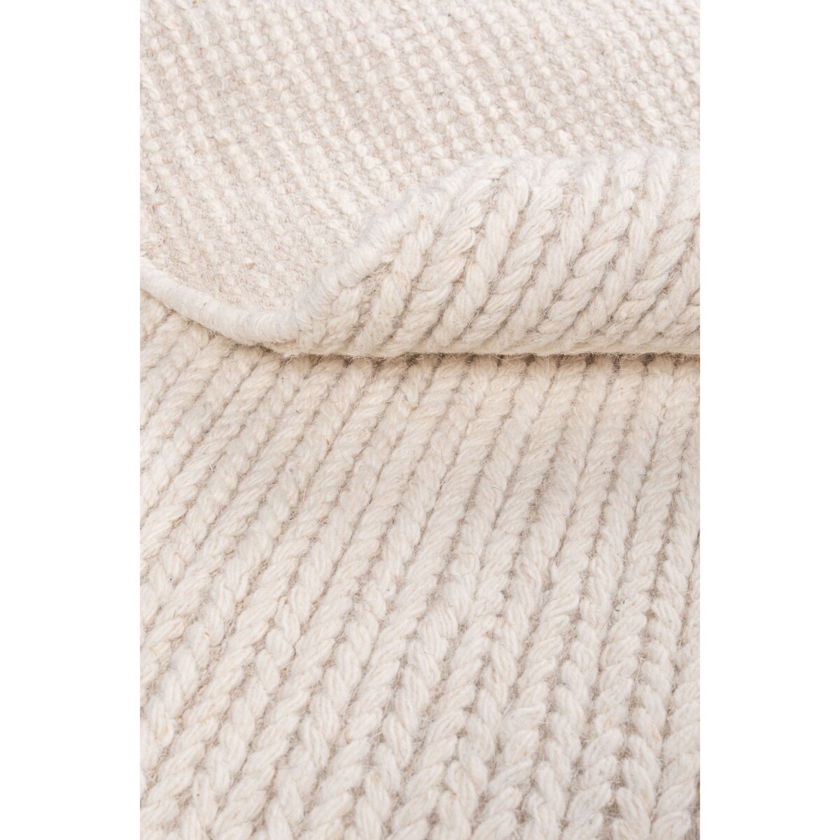 Dywan FIR Wool koło - Kształt: Okrągły, Okrągły: ø160 cm, Kolor: Ivory