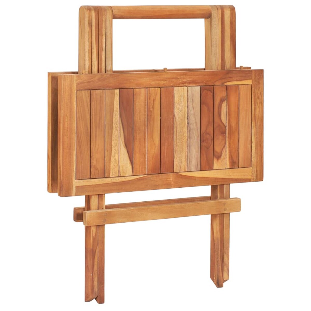 vidaXL Składany stolik bistro, 60x60x65 cm, lite drewno tekowe