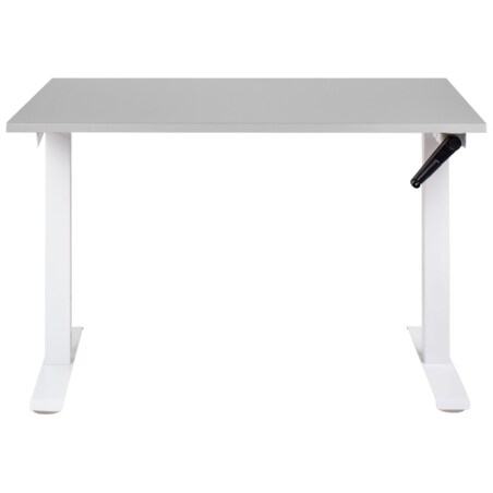 Biurko regulowane Manualny 120 x 72 cm Jasnoszary DESTINES Różne rozmiary