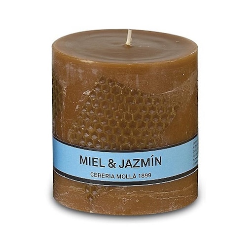 Świeca zapachowa Jasmine & Honey Asturias, 8 x 8 cm, Cereria Molla