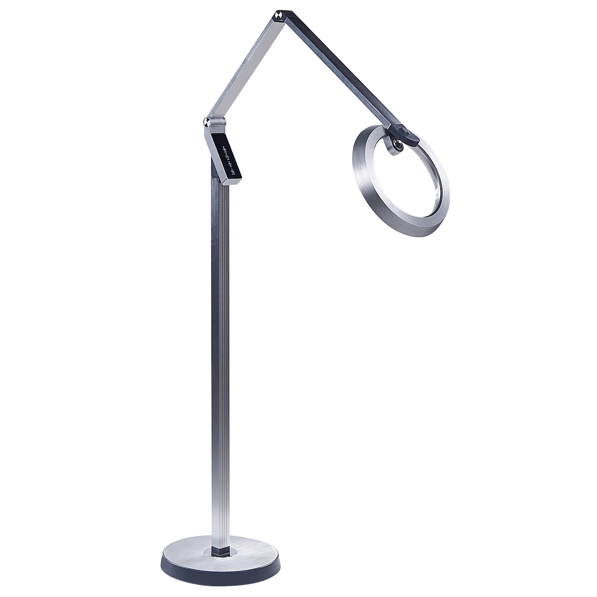 Lampa podłogowa LED CARINA Ze ściemniaczem Metal Srebrny