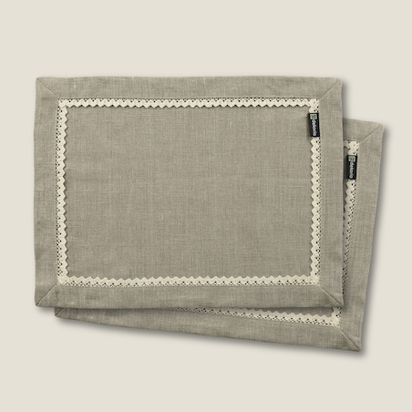 Podkładka z koronką 30x40 cm 2 szt. 30x40 lniany