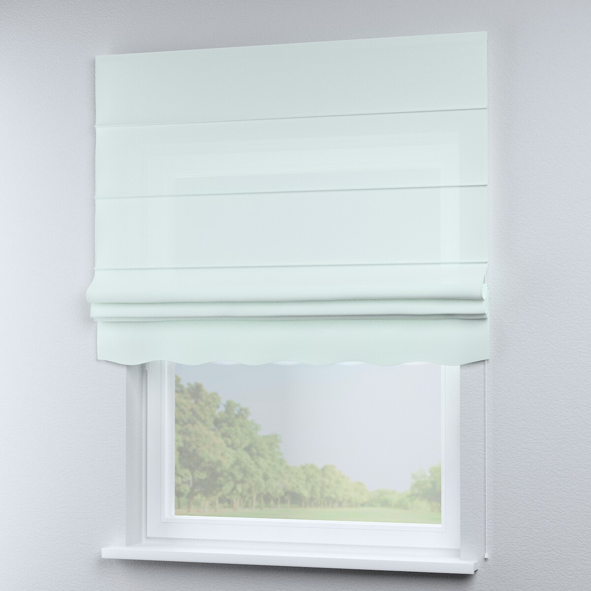 Roleta rzymska Florencja 120x170 prześwitujący, pastelowa mięta