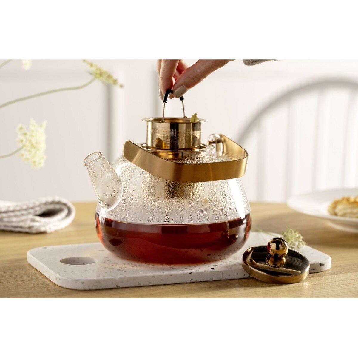 Zaparzacz / dzbanek do herbaty 1,2l TE PER TE - Leonardo