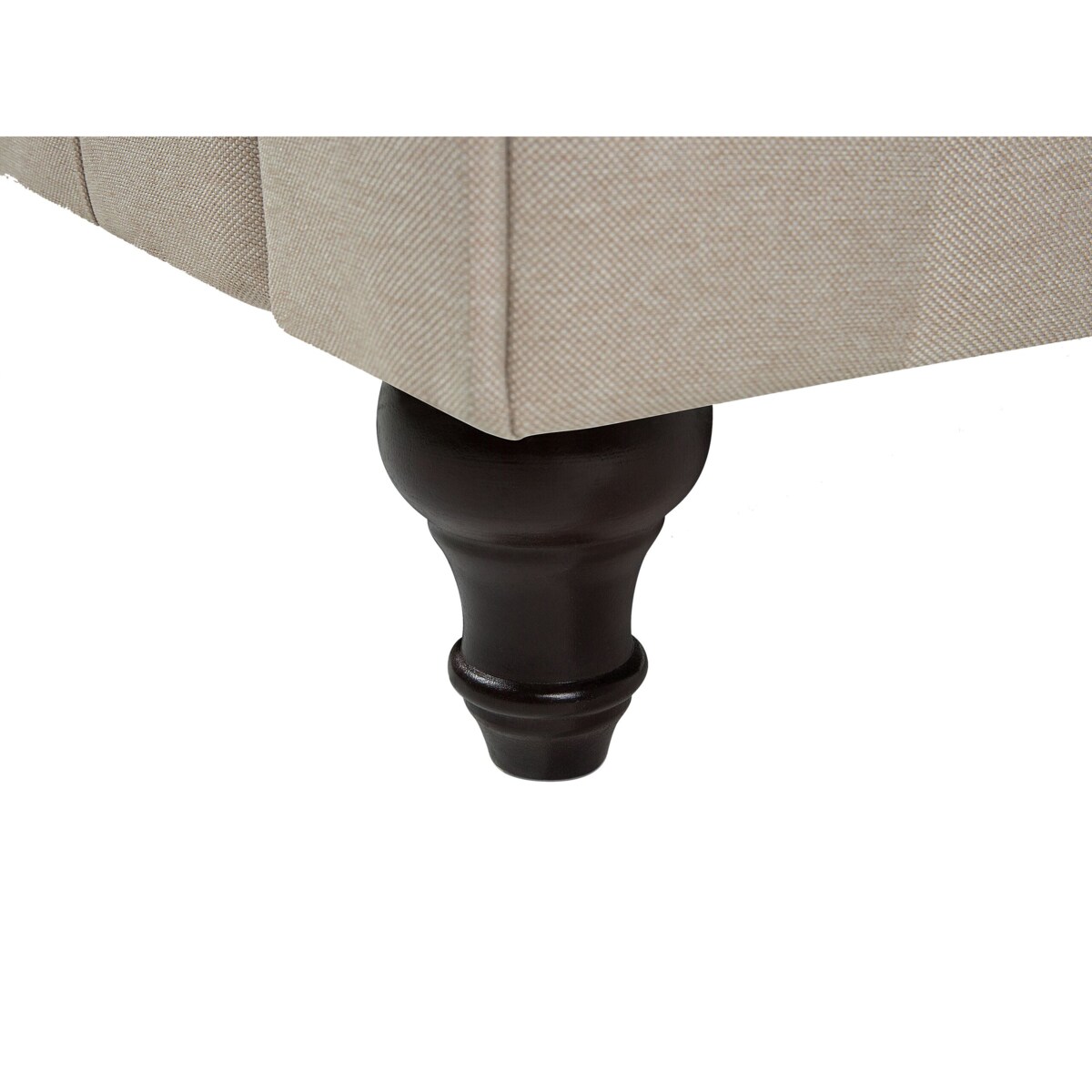 Sofa 3-osobowa duża beżowa CHESTERFIELD