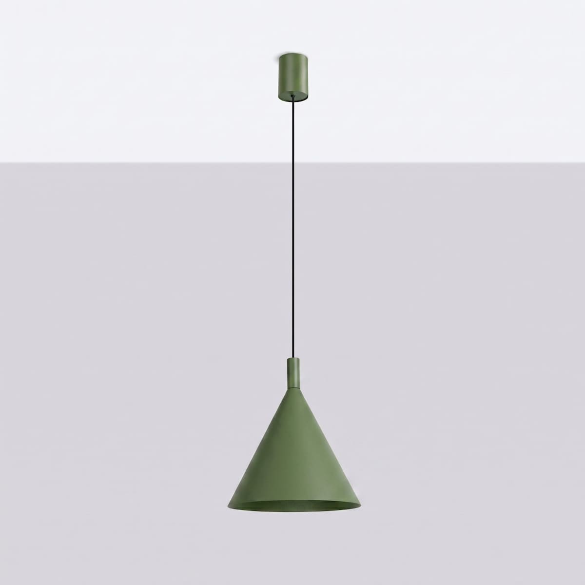 Lampa wisząca NOX 25 zielona oliwka