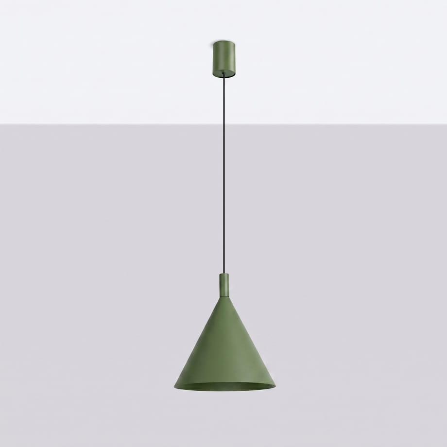 Lampa wisząca NOX 25 zielona oliwka