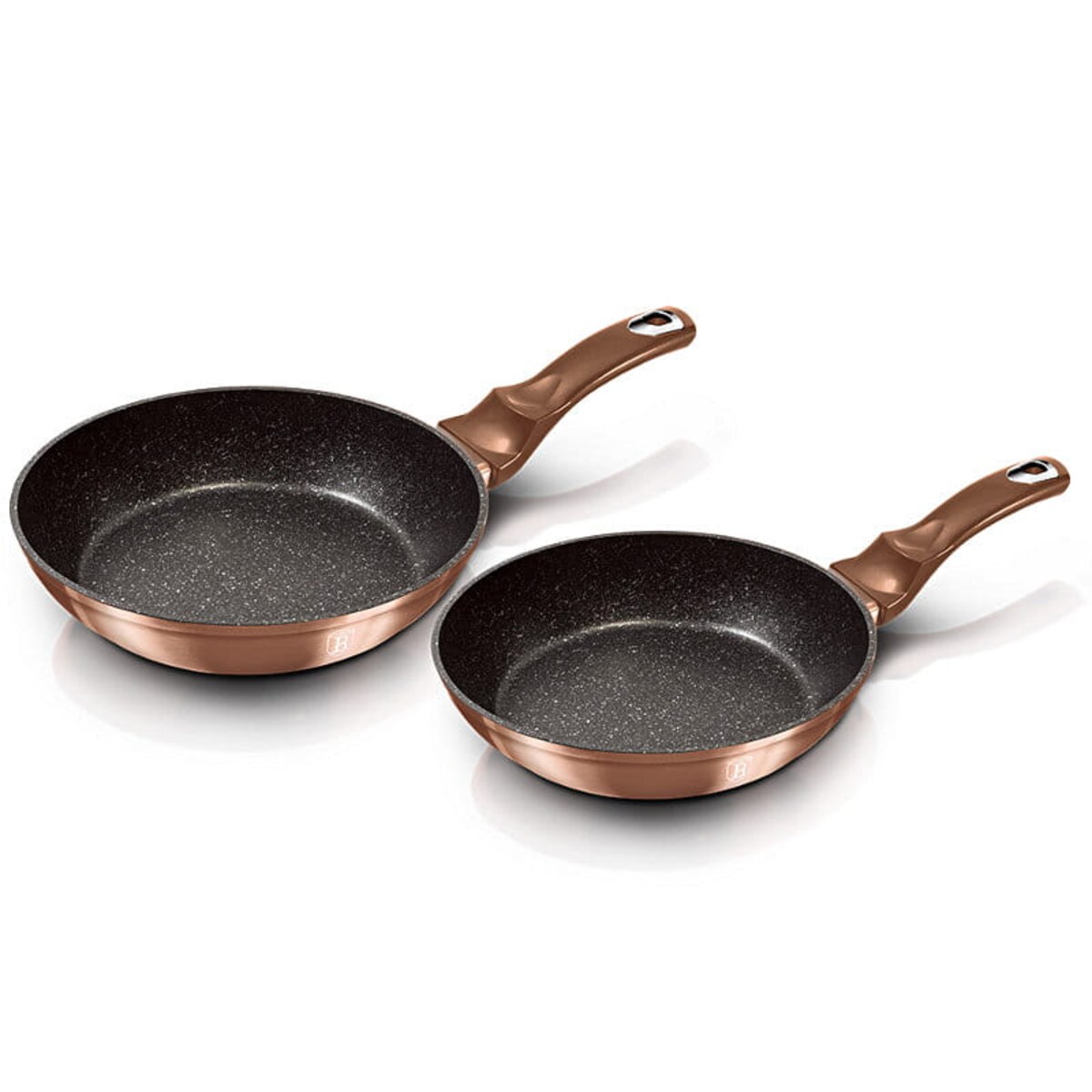 Zestaw dwóch patelni marmurowych Berlinger Haus BH-1611 Miedziane