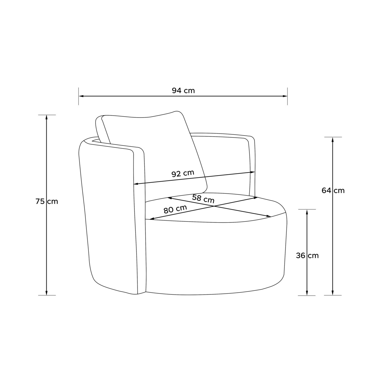 KONSIMO RAGGI Fotel obrotowy zielony