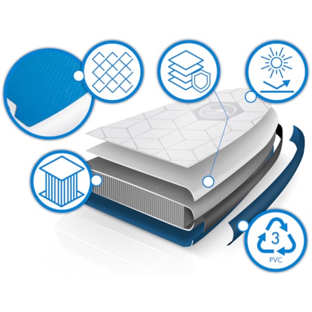 Deska SUP do pływania pompowana Paddle Aquasurf 320cm Neo-Sport