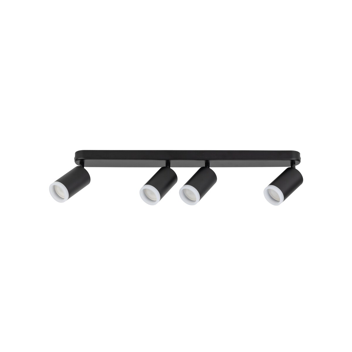 Lampa sufitowa spot 4xGU10 JET BLACK 6916 czarna TK Lighting ruchome reflektory plafon do salonu kuchni