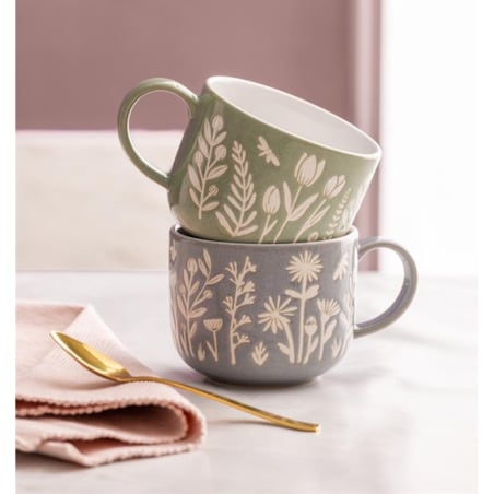 Kubek Blue Daisy In The Meadow, 400 ml, Mason Cash