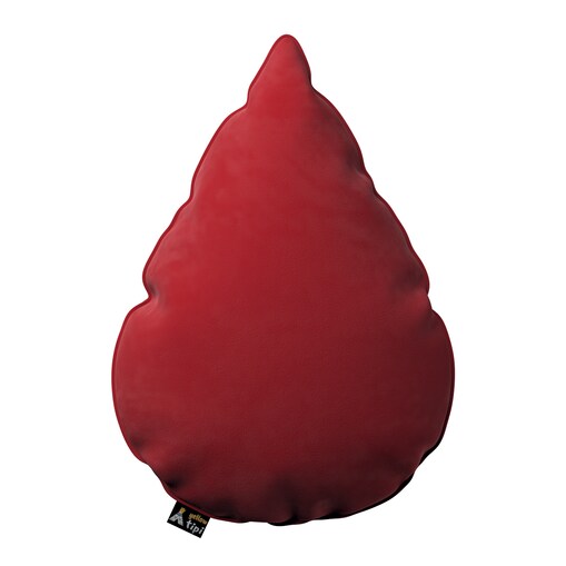 Poduszka Sweet Drop, intensywna czerwień, 55x15x35cm, Posh Velvet