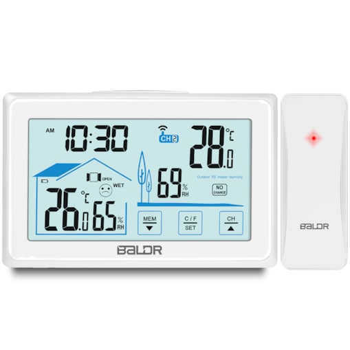 Bezprzewodowa stacja pogodowa pogody higrometr Baldr