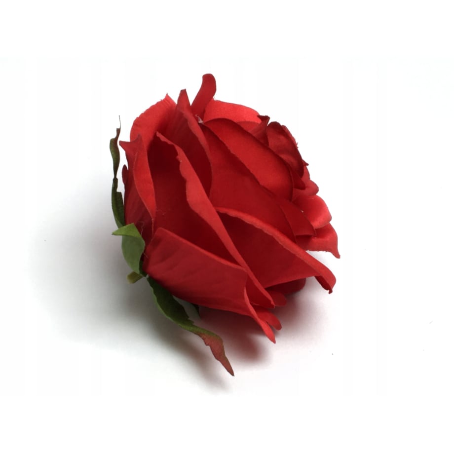 RÓŻA CZERWONA SZTUCZNA na bukiet stroik wiązanka ŁADNA kompozycja dekoracja