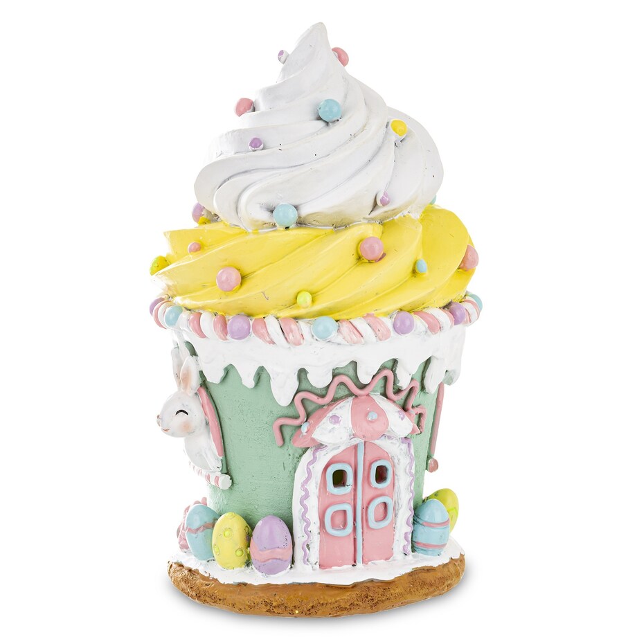 Dekoracja - wielkanocny domek LED 21,5x12x12 cm TORRE - II okrągły