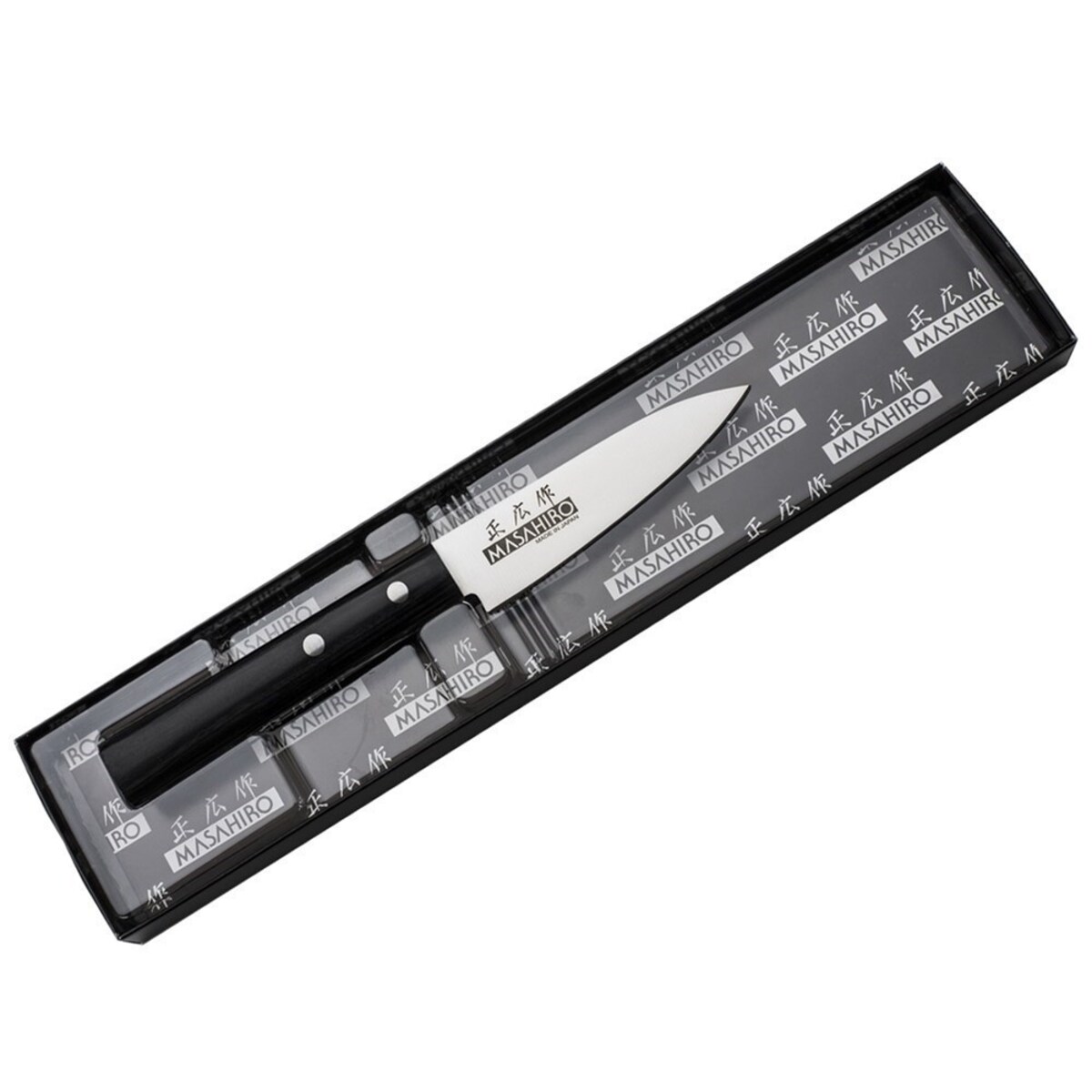 Masahiro nóż Sankei Paring 90mm czarny 35844