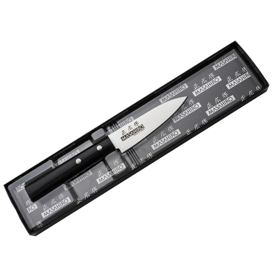 Masahiro nóż Sankei Paring 90mm czarny 35844