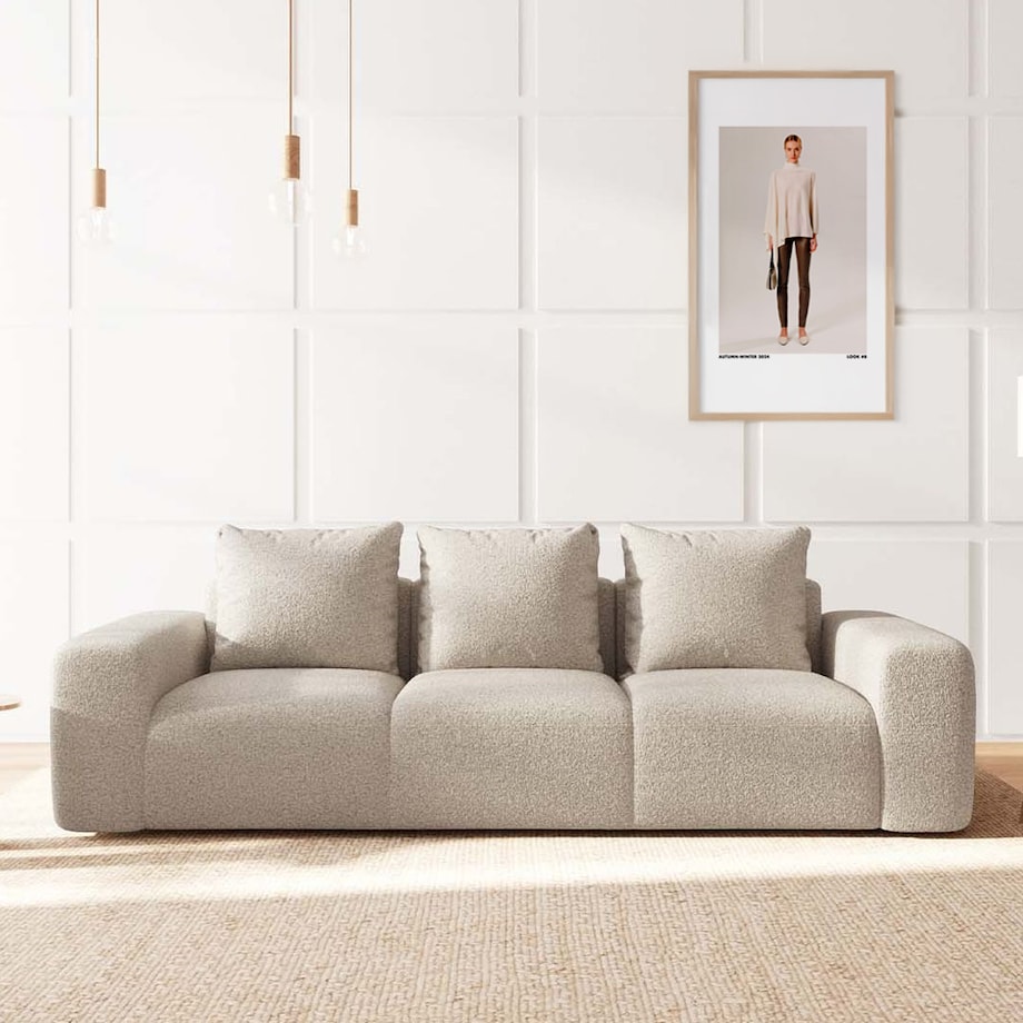 Monce Sofa 3 osobowa beżowa