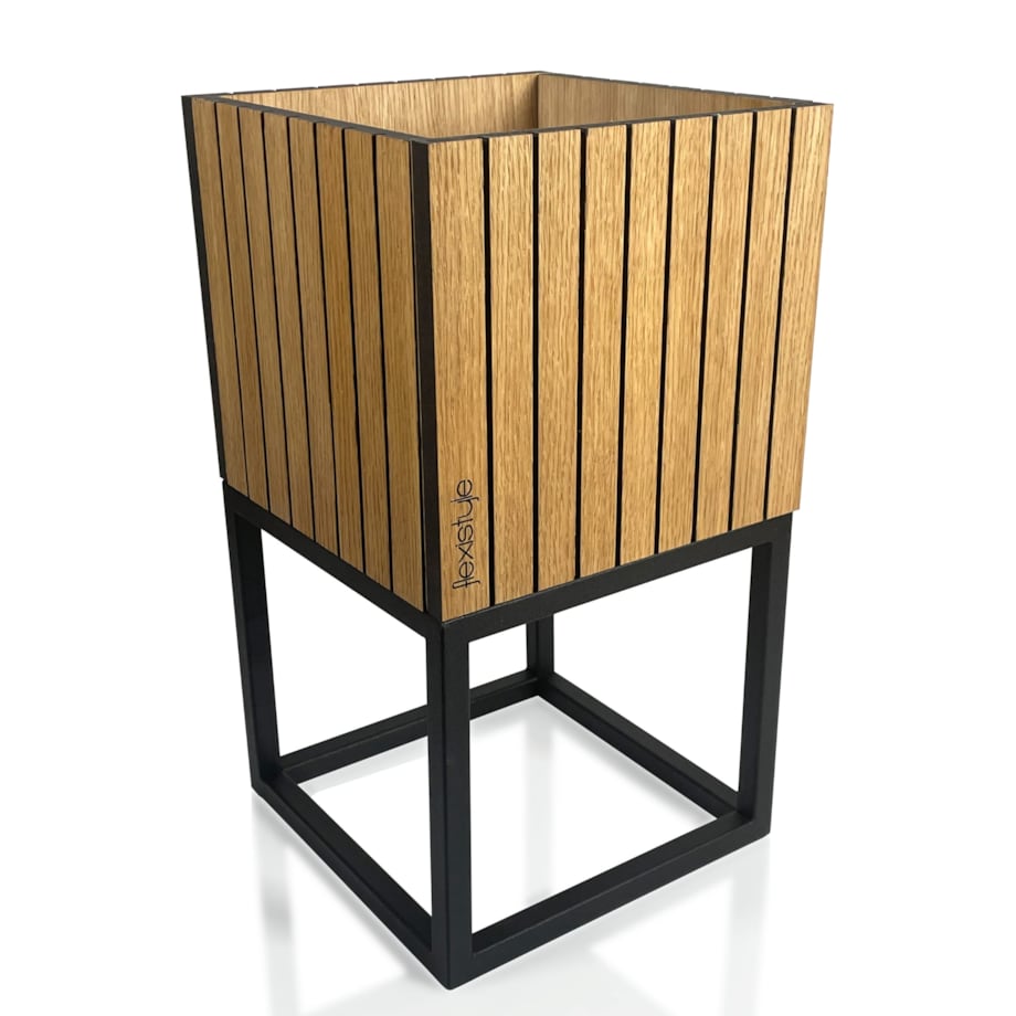 Kwietnik LOFT FIORINO lamele 22x22x40 cm