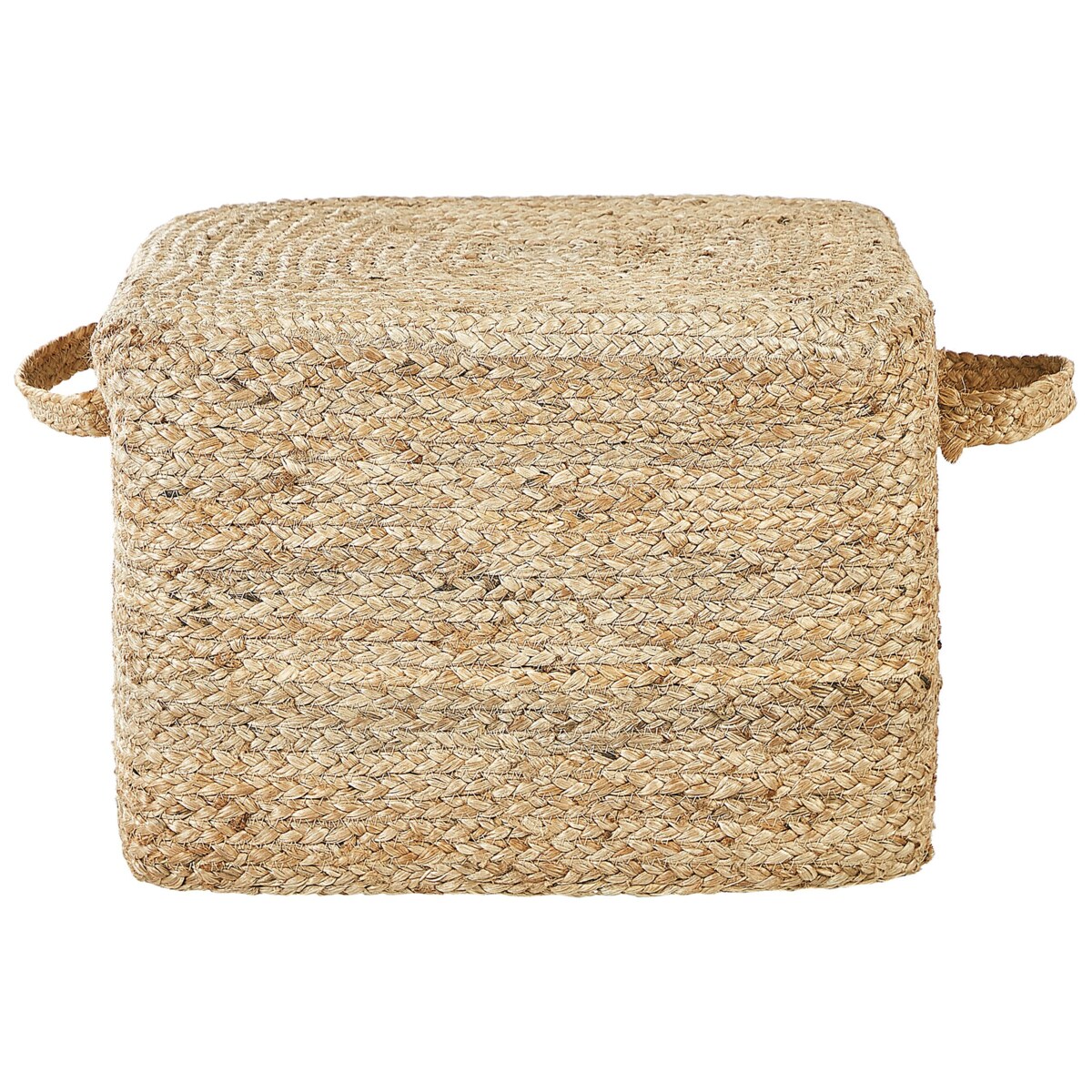 Puf z juty 45 x 45 x 30 cm naturalny DHADAR