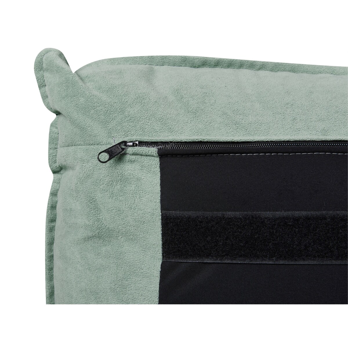 Łóżko wodne Welur BAJONNA 180 x 200 cm Miętowy