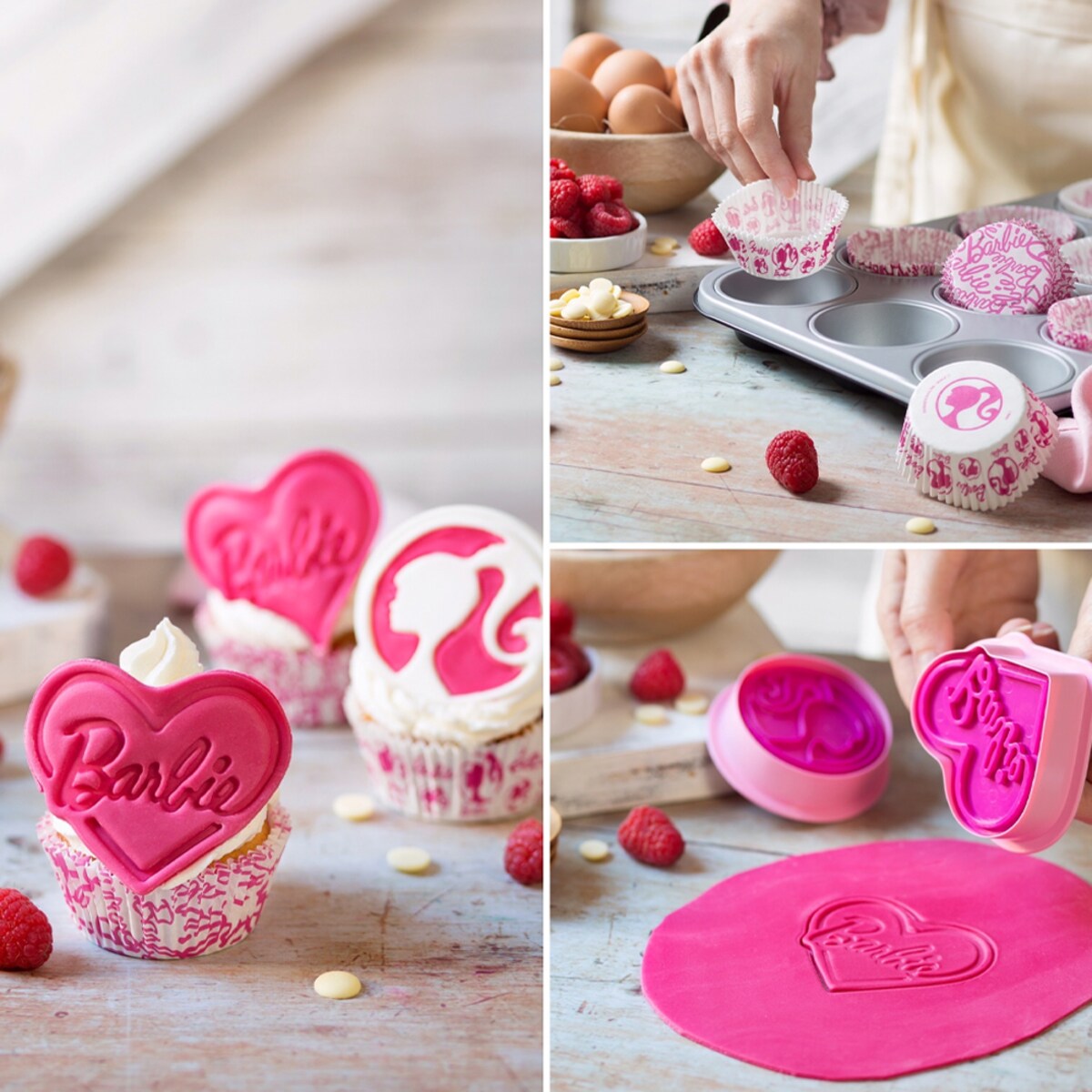 Decora Foremki i stemple BARBIE - zestaw 2 szt