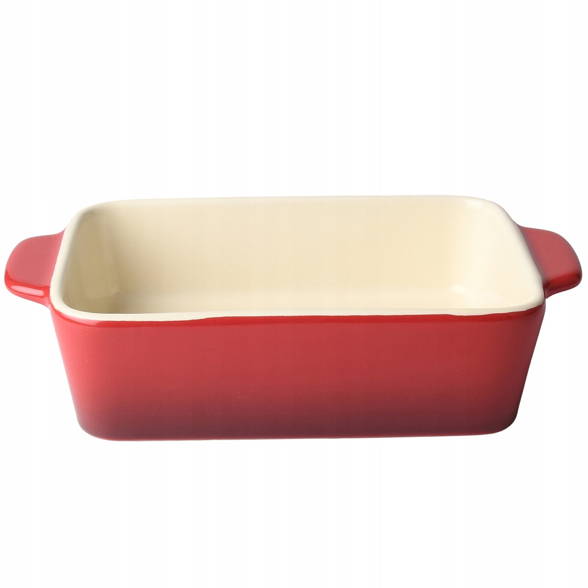 NACZYNIE ŻAROODPORNE MAŁE CERAMICZNE CZERWONE DO PIEKARNIKA PIECZENIA 20cm