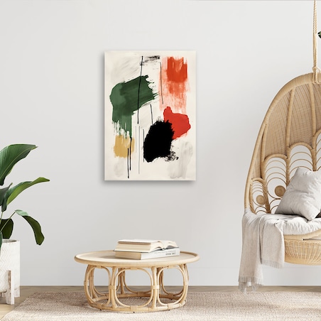 Obraz na płótnie, Abstrakcyjna kompozycja barw