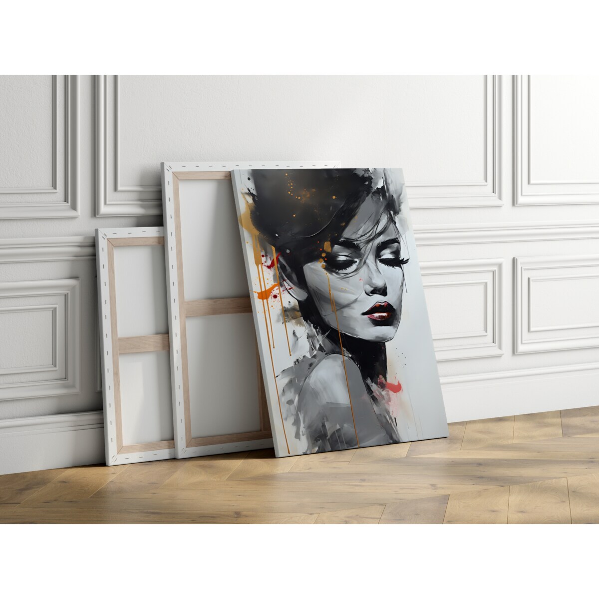 Obraz Na Ścianę Twarz KOBIETY Abstrakcja 80x120cm