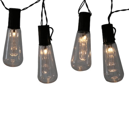 Solarny łańcuch świetlny na taras 10 LED 2,6m ciepła
