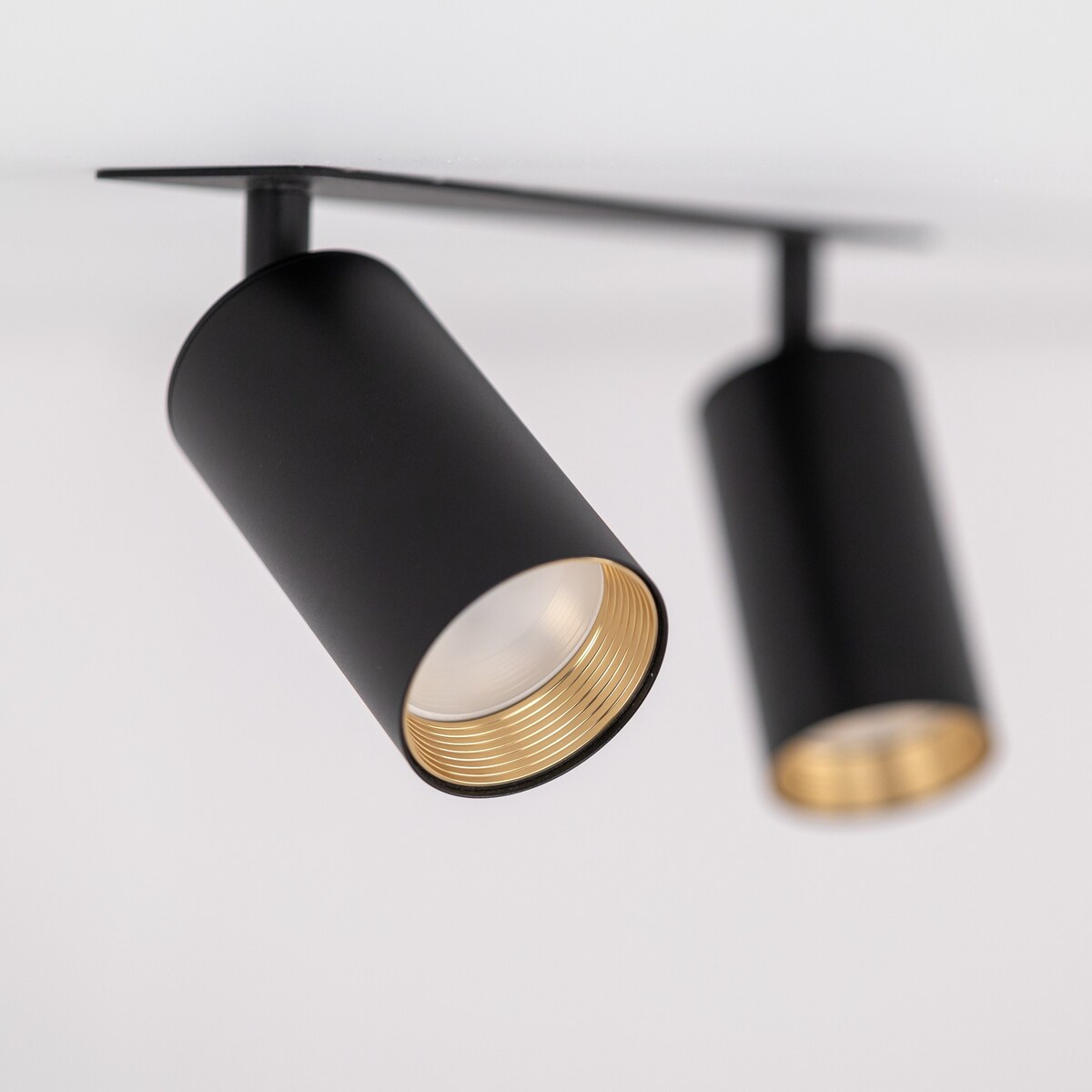 Lampa podtynkowa reflektor podwójny TK Lighting AMIS BLACK 10807 GU10 czarna