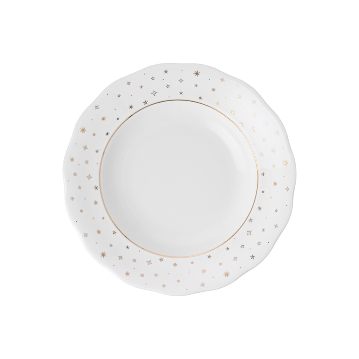 Talerz głęboki 22,5 Alaska Blask Świąt BN07