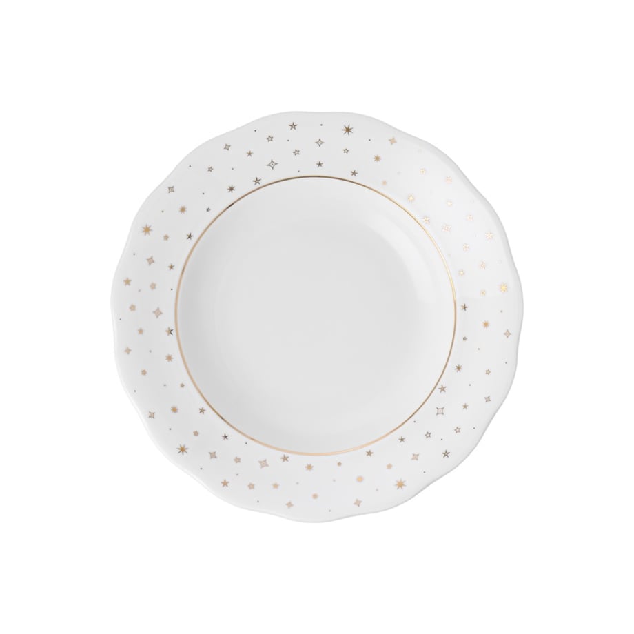 Talerz głęboki 22,5 Alaska Blask Świąt BN07