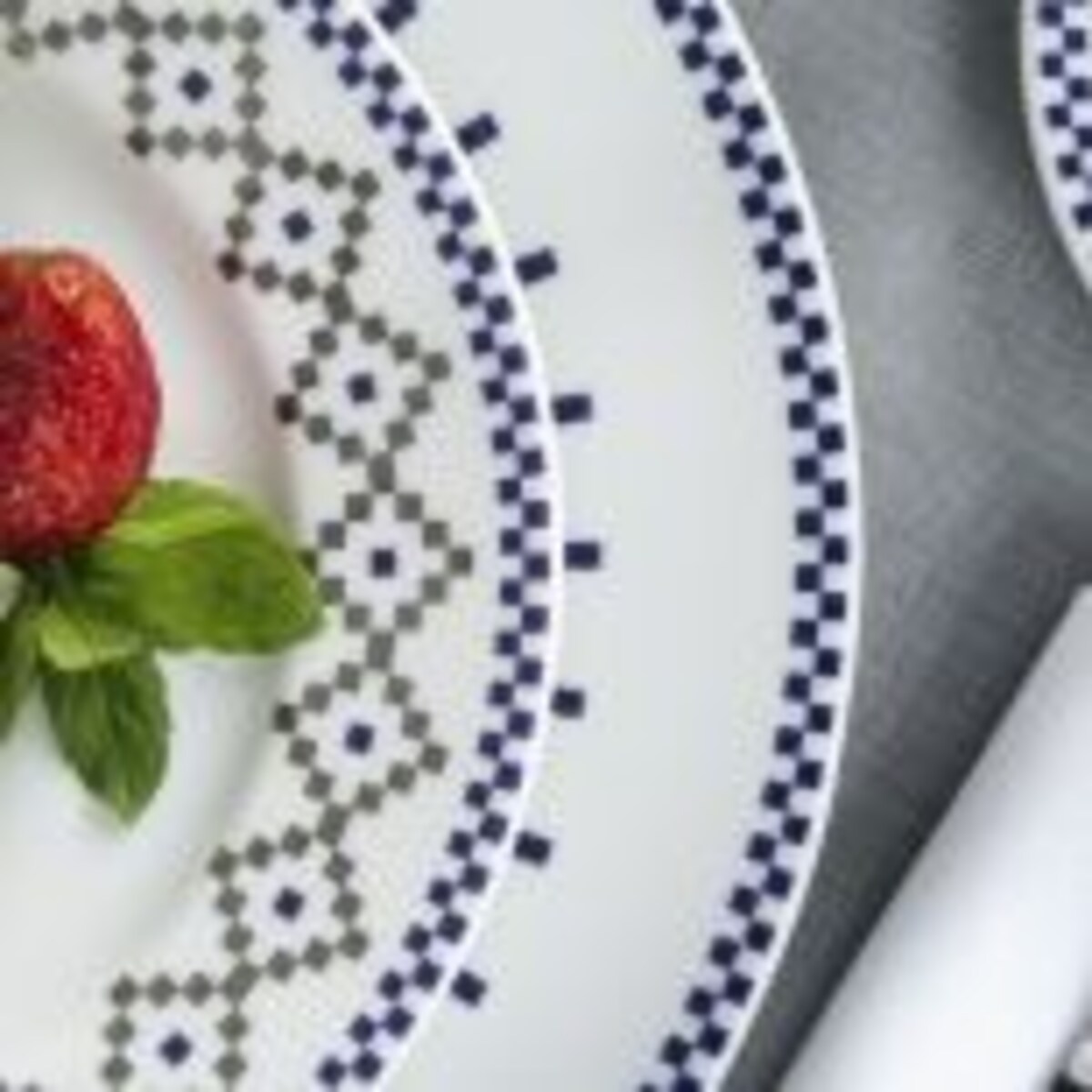 Zestaw obiadowo-kawowy dla 6 osób 30 el. Folk Fusion Norwegia G831