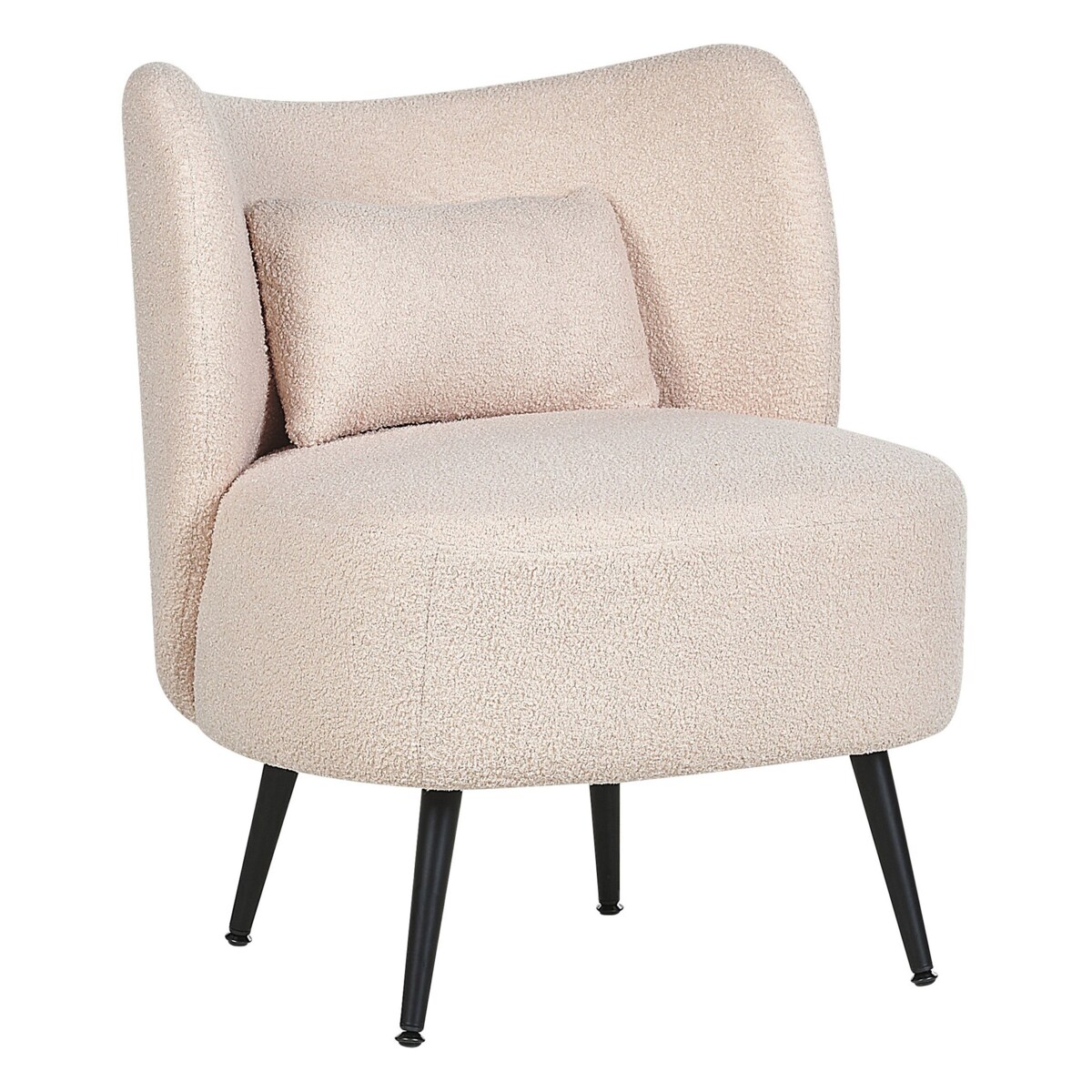 Fotel boucle beżowy OTSBY