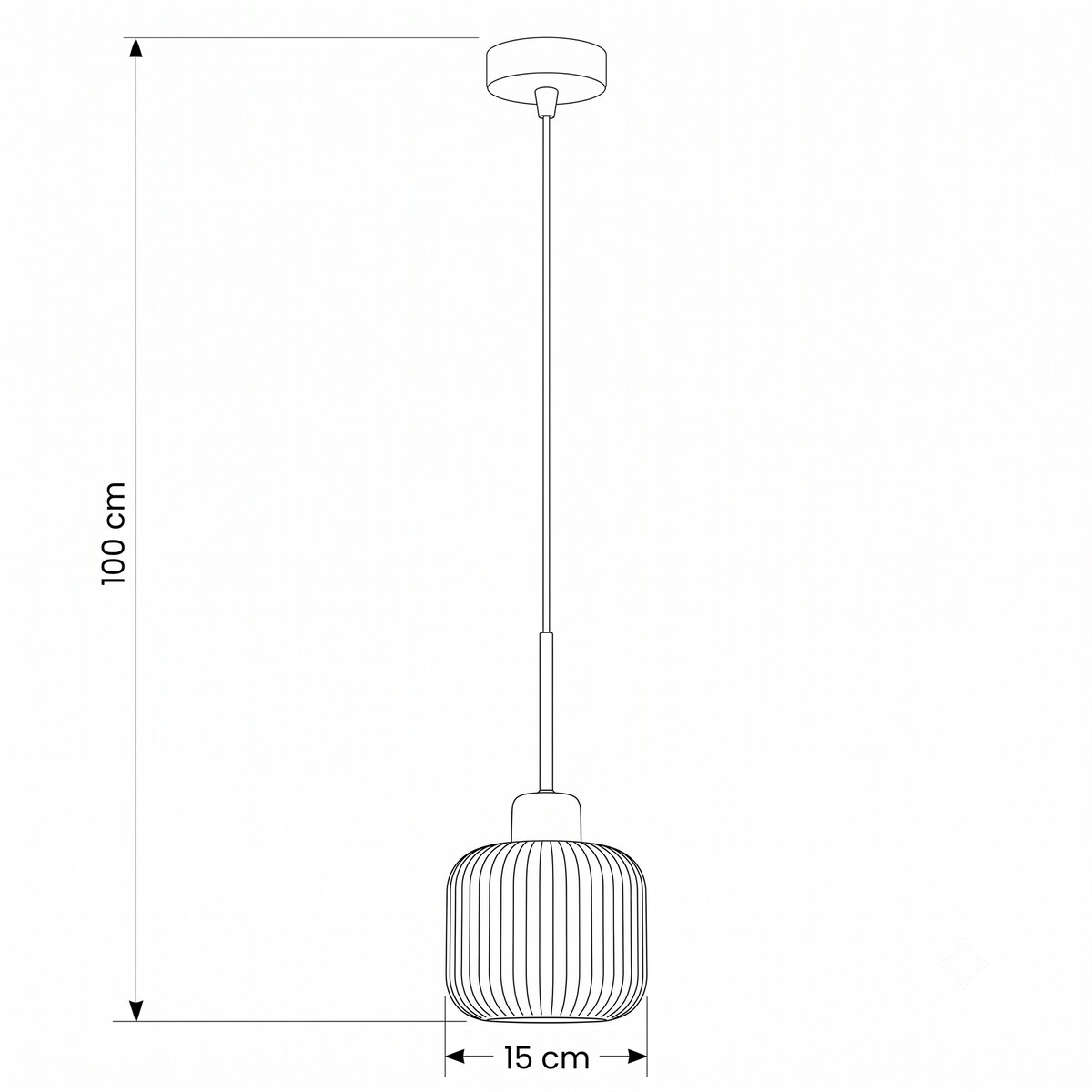 lampa wisząca pojedyncza edylit loft do kuchni nad stół