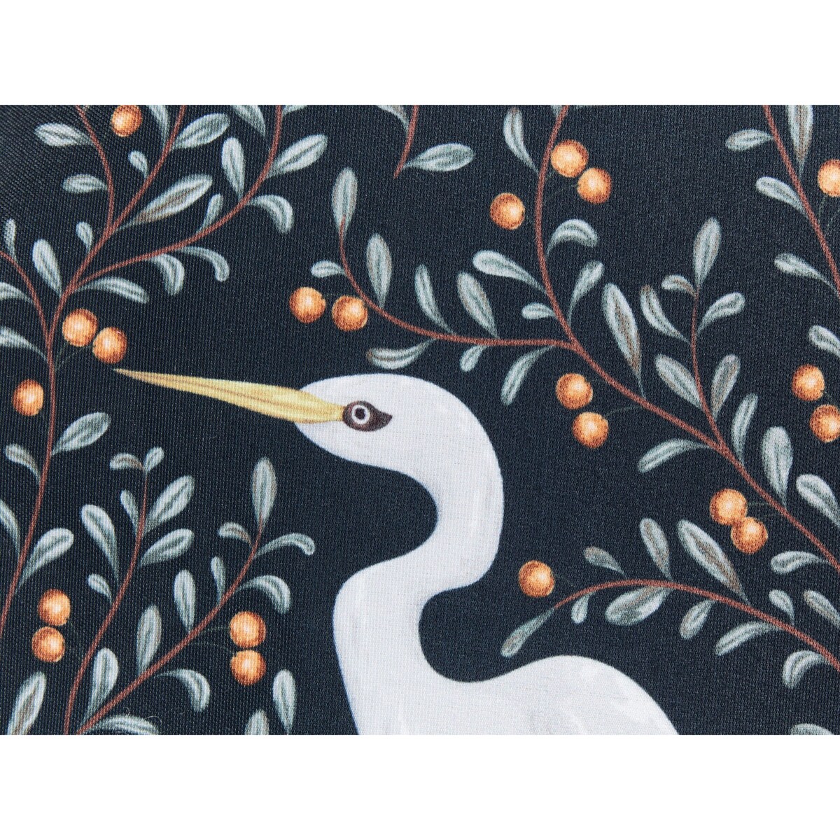 2 poduszki ogrodowe z motywem ptaków 40 cm czarne PIANAZZO