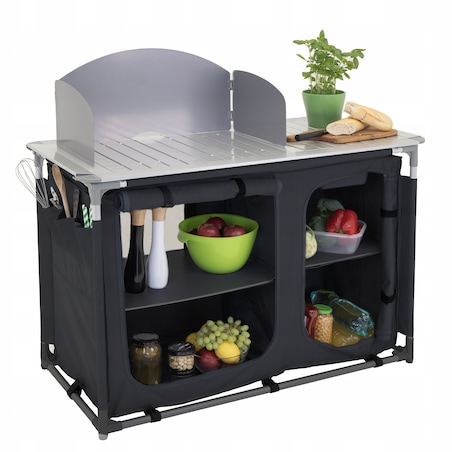 KUCHNIA TURYSTYCZNA SZAFKA stół składany ogrodowy torba KEMPINGOWY stolik