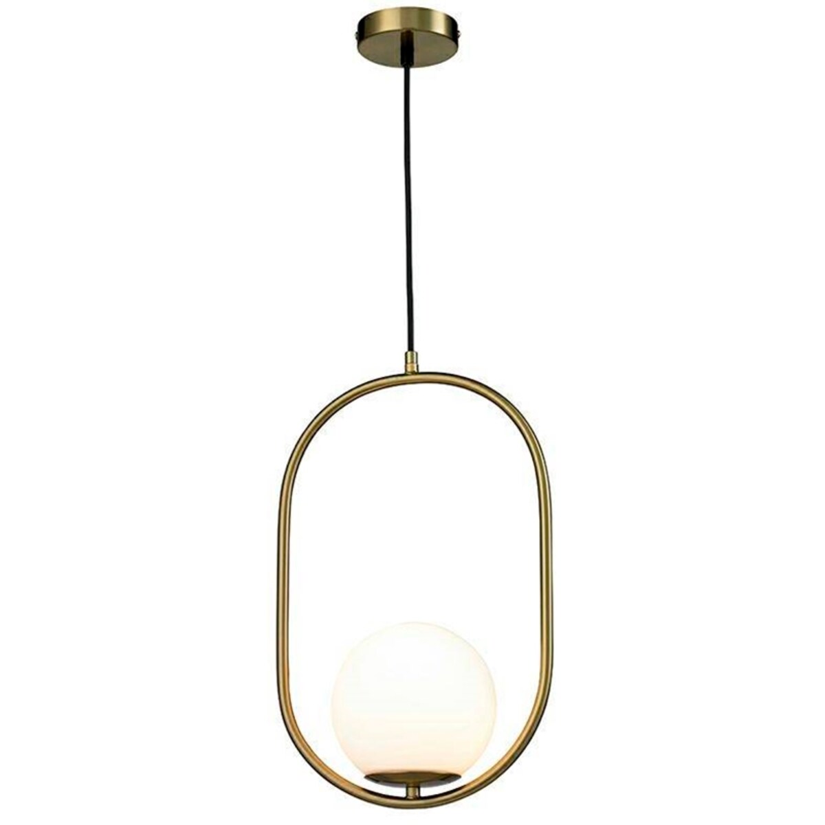 Eliptyczna lampa wisząca Aurelia MSE010100302 złota