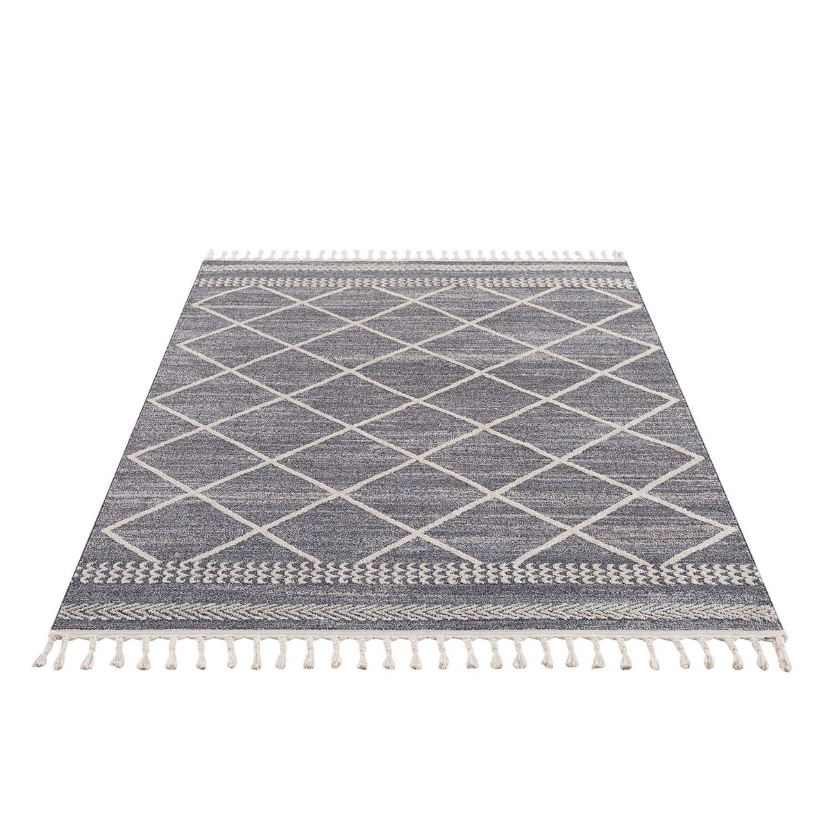 Dywan geometryczny w stylu skandinawskim Arty 26450 Szary 140x200