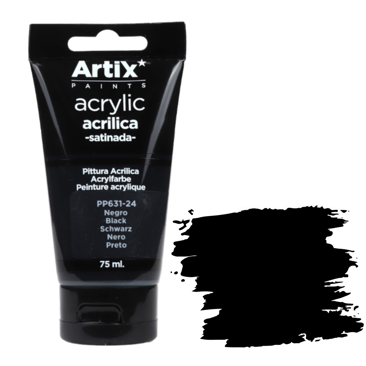 farba akrylowa artix pp631-24 black 75ml