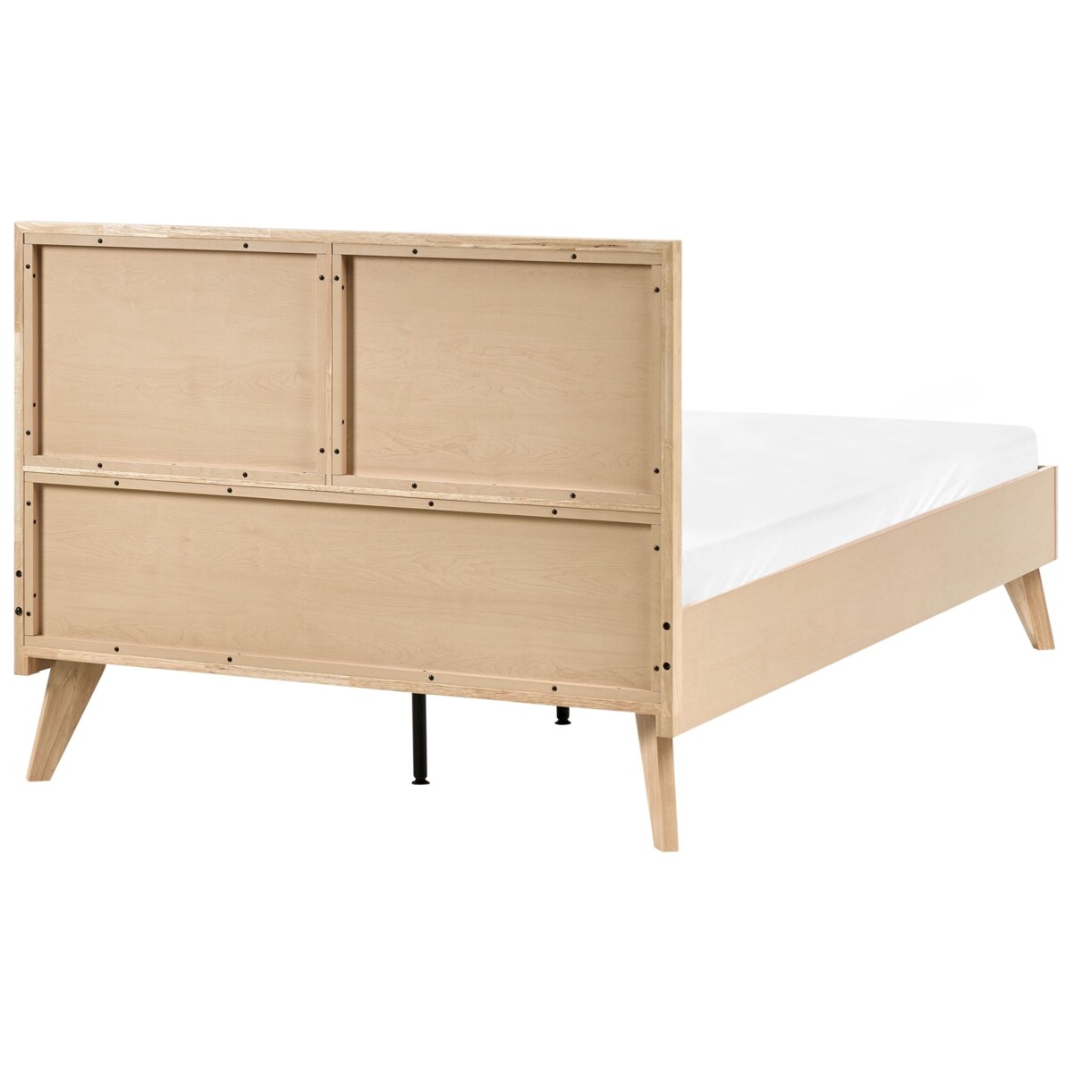 Łóżko Technorattan MONPAZIER 120 x 200 cm Jasnobrązowy