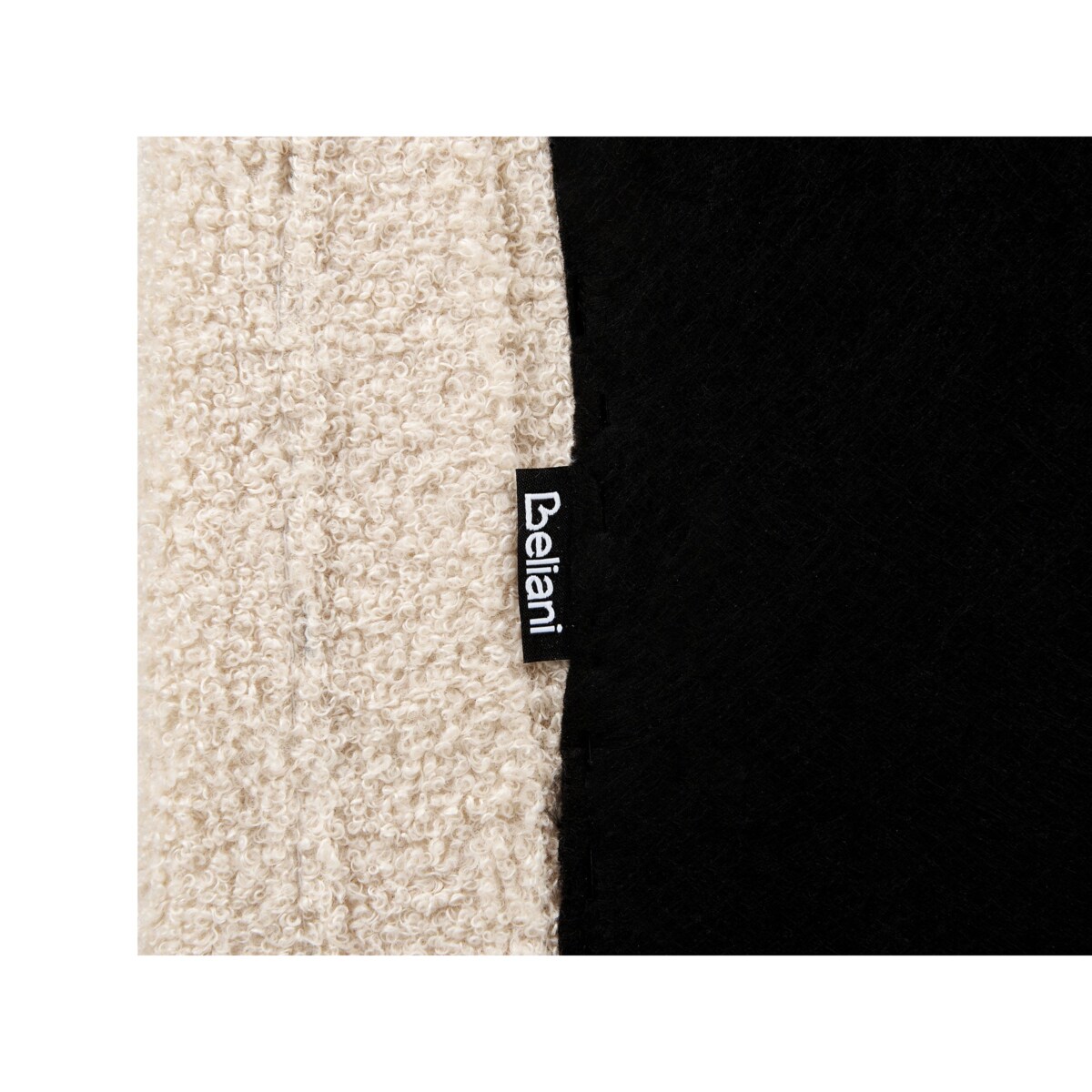 Łóżko Boucle AMBILLOU 140 x 200 cm Beżowy