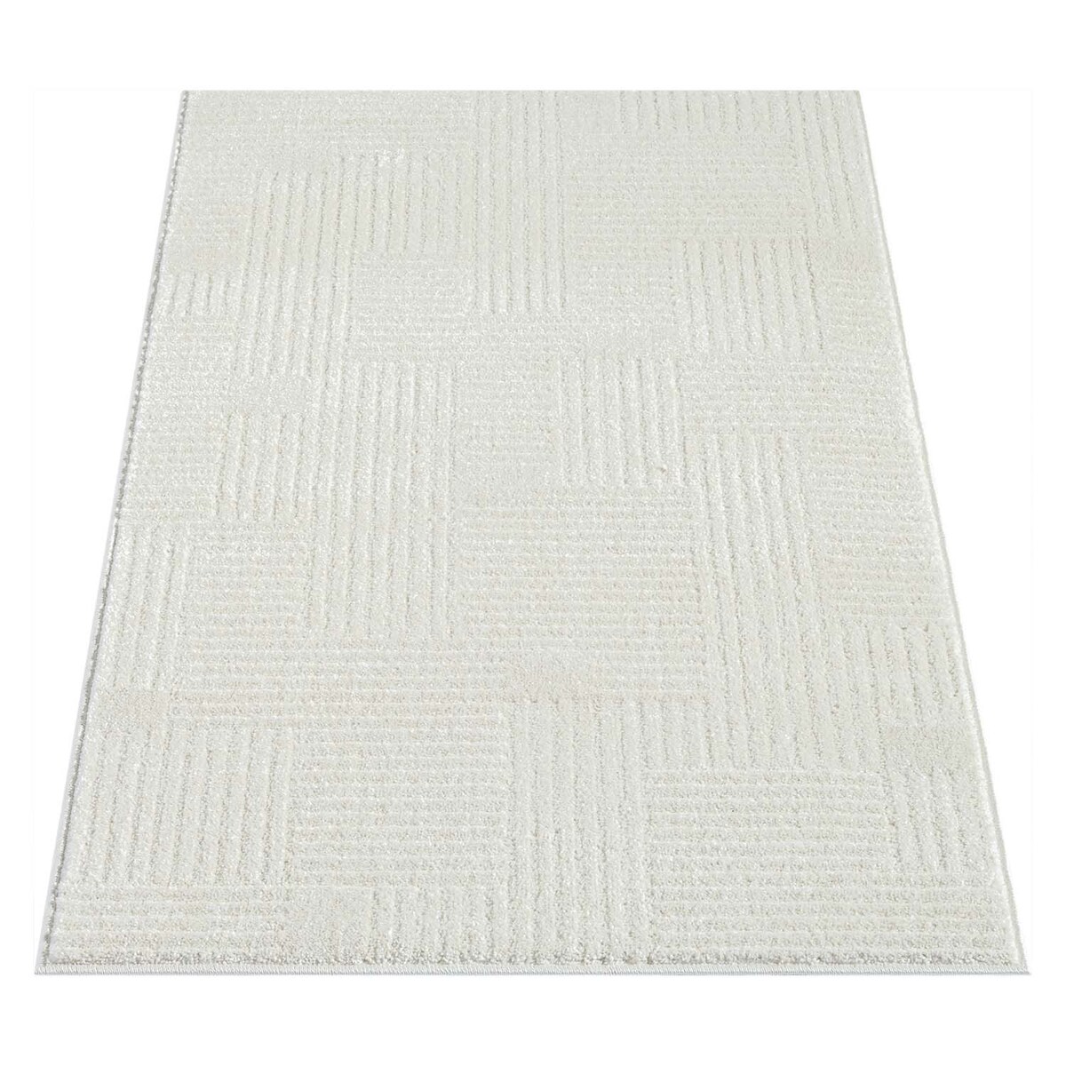 Dywan nowoczesny minimalistyczny high low Flaire 1770 krem 80x150