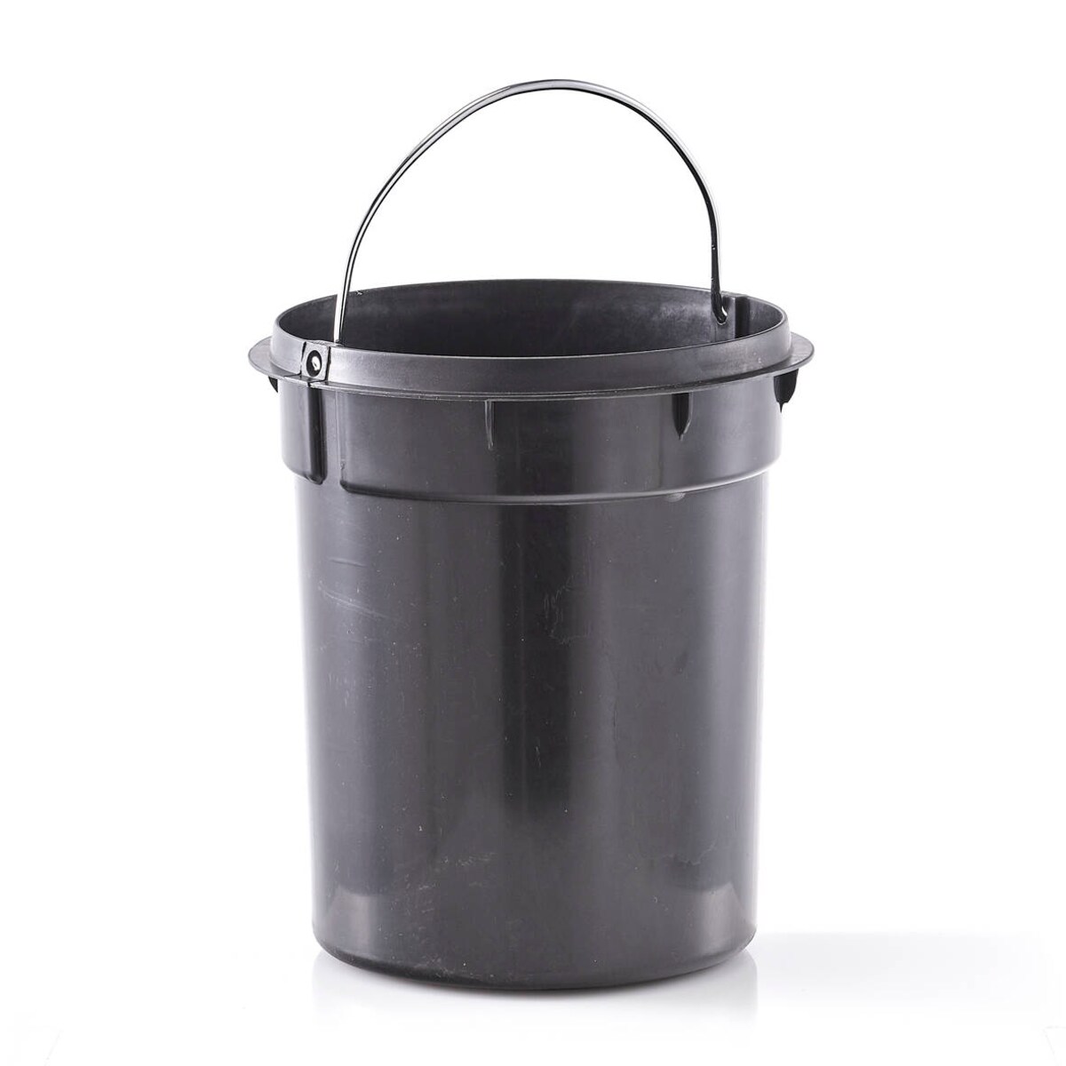 Kosz łazienkowy z metalu i bambusa, Ø 16,8 cm